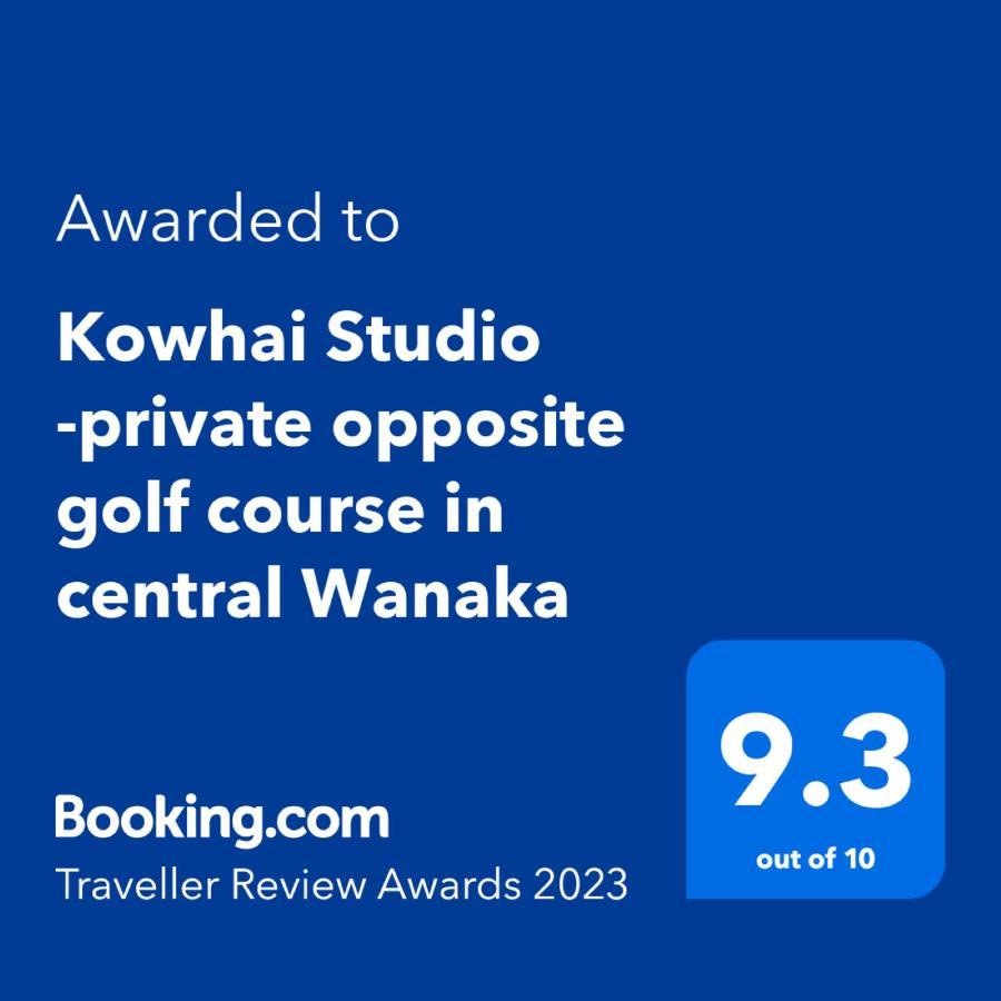 Kowhai Studio -Private Opposite Golf Course In Central Wanaka Ngoại thất bức ảnh